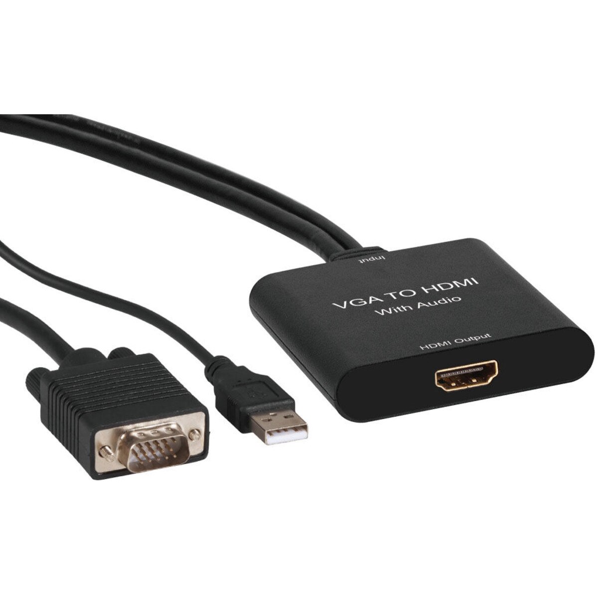 VGA USB Audio to HDMI Converter